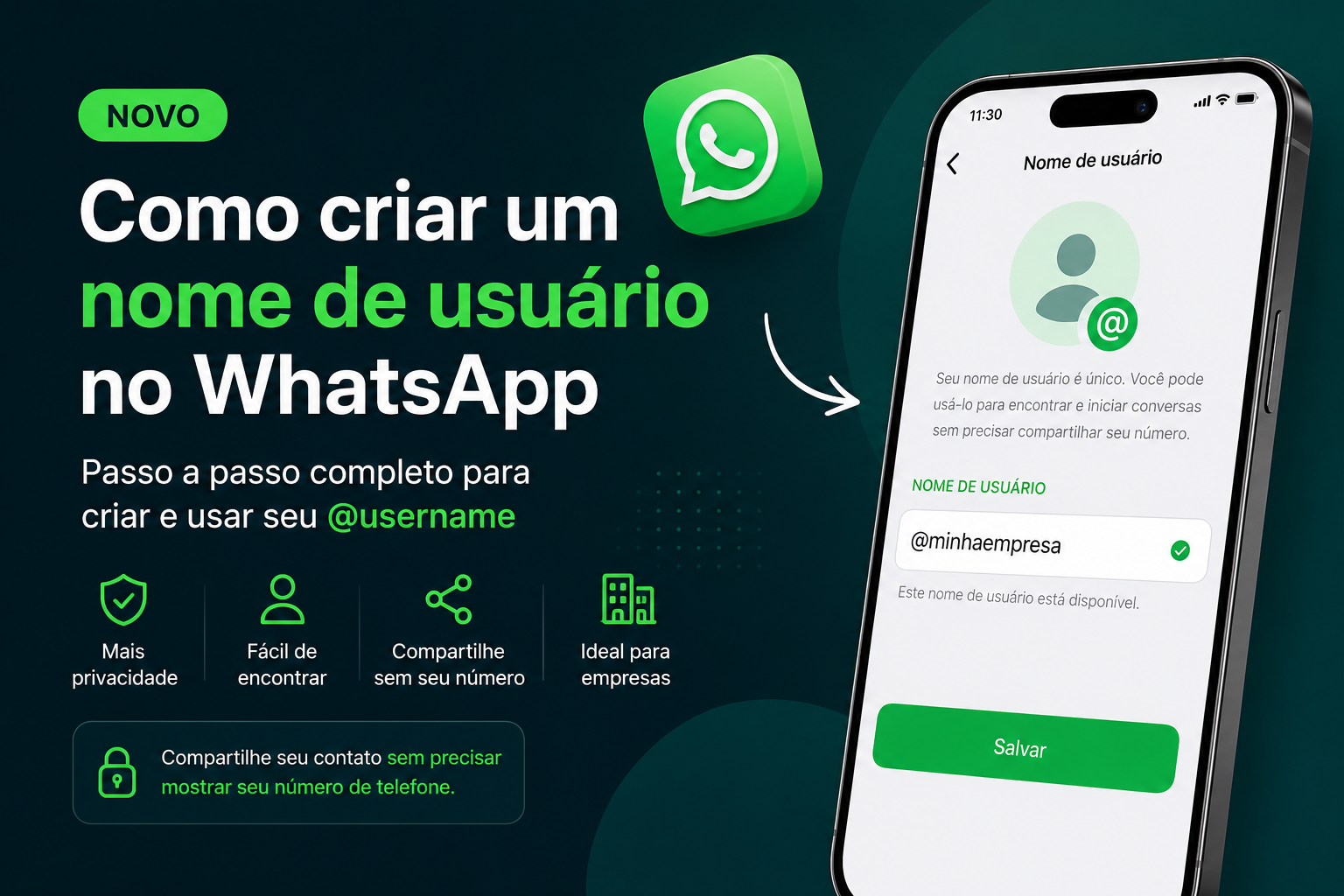 Como criar um nome de usuário no WhatsApp: guia completo passo a passo